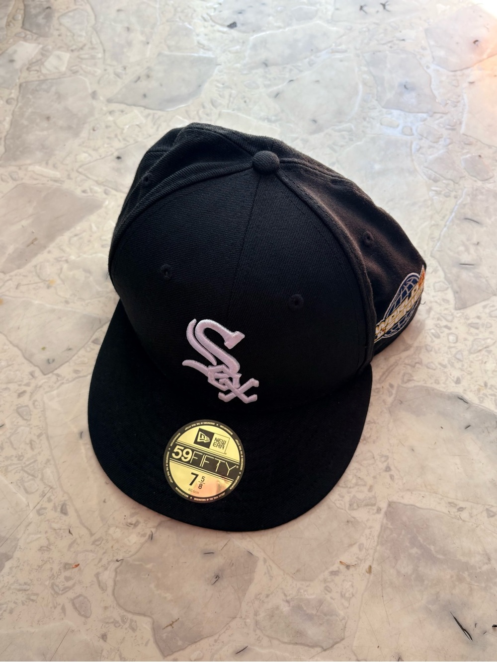New Era 59FIFTY Chicago White Sox Fitted Cap – Black – Size 7 5/8